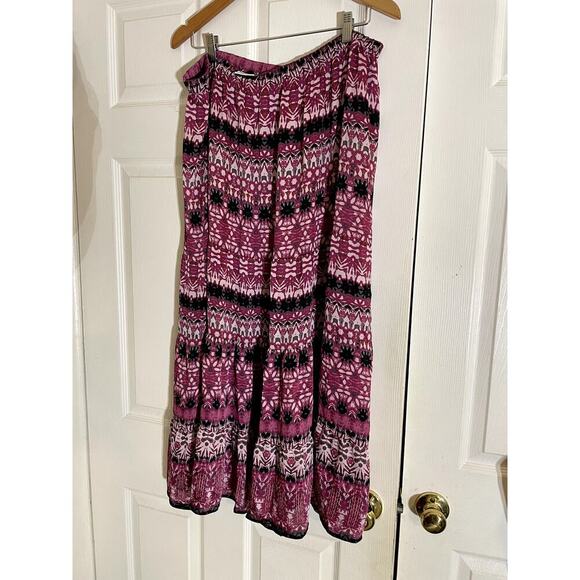 Jaclyn Smith modest maxi fairycore cottatecore Y2K skirt size XXL - Picture 2 of 5